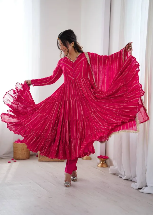 Pink_Luxury_Look_Designer_Readymade_Suit_Set_With_Dupatta