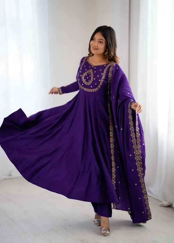 Purple_Festive_Wear_Designer_Suit_With_Sequin_Embroidered_Work
