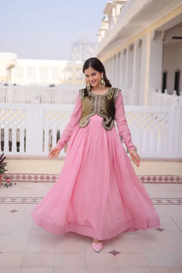 Pink_Traditional_Designer_Gown_With_Beads_Sequins_Embroidery