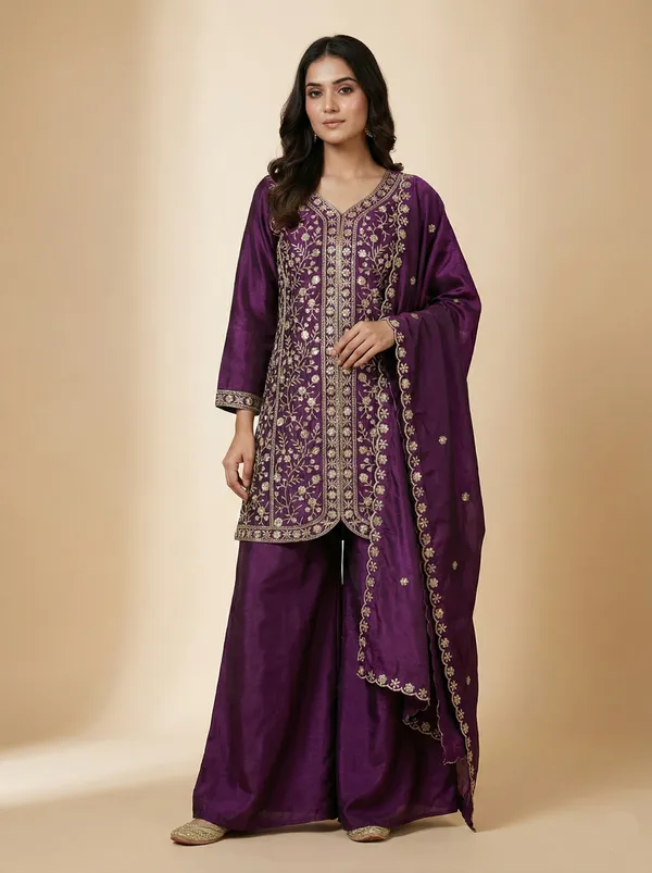 Purple_Designer_Festive_Wear_Sequin_Embroidery_Salwar_Suit