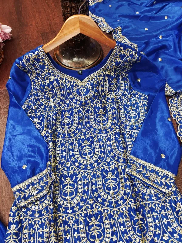 Blue_Chinon_Sequin_Embroidered_Elegant_Festive_Wear_Salwar_Suit