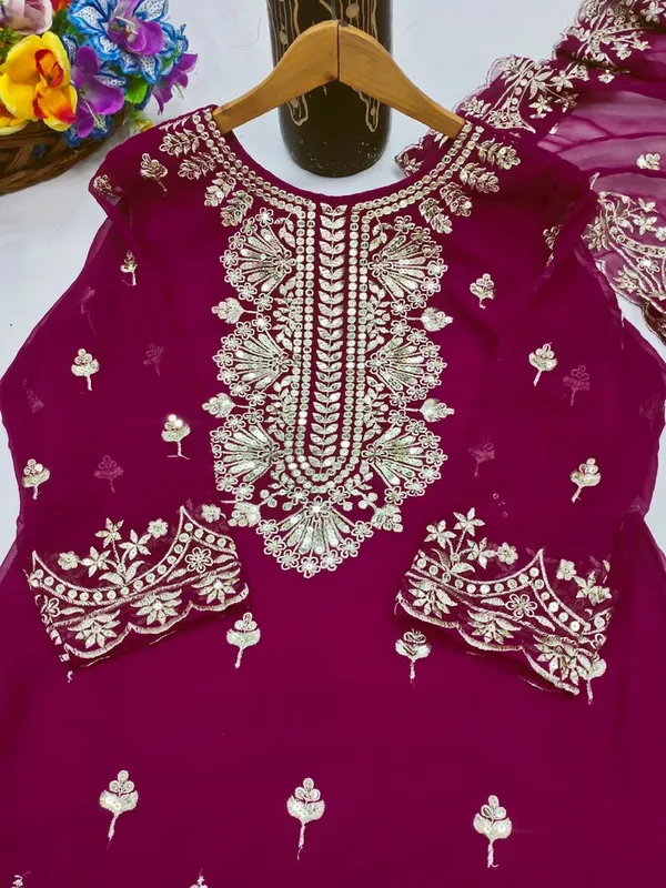 Rani_Maroon_Graceful_Festive_Party_Wear_Foux_Georgette_Embroidered_Salwar_Suit