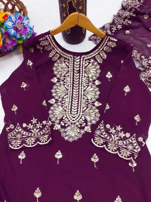 Wine_Foux_Georgette_Designer_Salwar_Suit_Rich_Festive_Evening_Wear