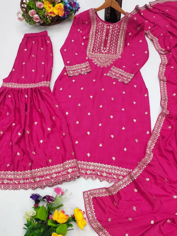 Soft_Pink_Elegant_Sequin_Embellished_Festive_Wear_Salwar_Suit