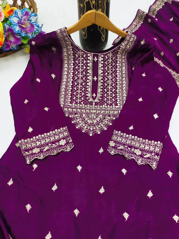 Royal_Purple_Elegant_Sequin_Work_Traditional_Wear_Salwar_Suit