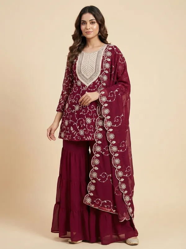 Rani_Pink_Embroidered_Faux_Georgette_Graceful_Day_Wear_Salwar_Suit