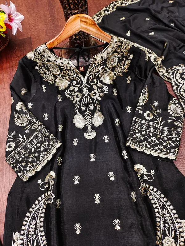 Black_Timeless_Designer_Sequin_Embroidered_Evening_Wear_Salwar_Suit