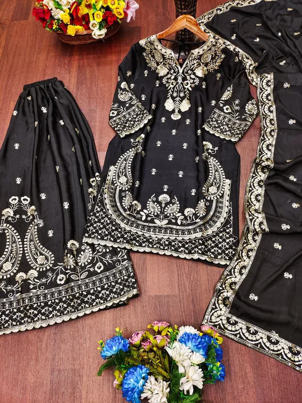 Black_Timeless_Designer_Sequin_Embroidered_Evening_Wear_Salwar_Suit