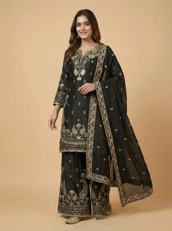 Black_Timeless_Designer_Sequin_Embroidered_Evening_Wear_Salwar_Suit