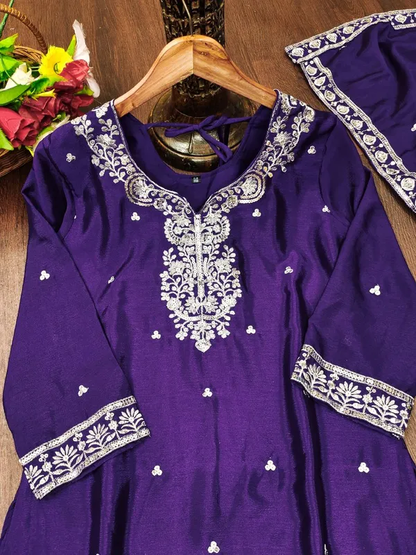 Purple_Graceful_Sequin_Detailed_Occasion_Wear_Salwar_Suit