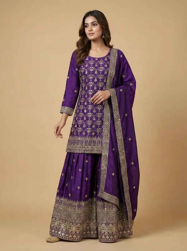 Purple_Statement_Sequin_Work_Special_Occasion_Salwar_Suit