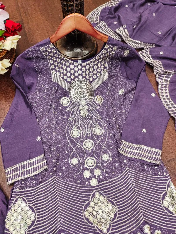 Purple_Balanced_Sequin_Embroidered_Chinon_Salwar_Suit