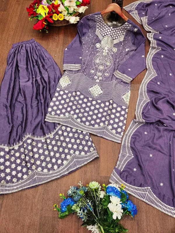 Purple_Balanced_Sequin_Embroidered_Chinon_Salwar_Suit