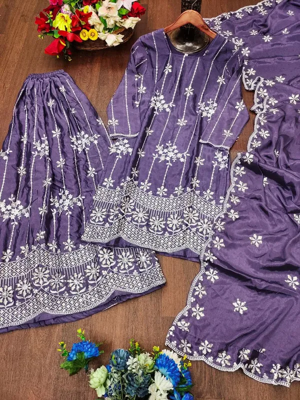 Light_Purple_Chinon_Sequin_Designer_Readymade_Salwar_Suit