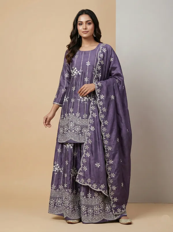 Light_Purple_Chinon_Sequin_Designer_Readymade_Salwar_Suit