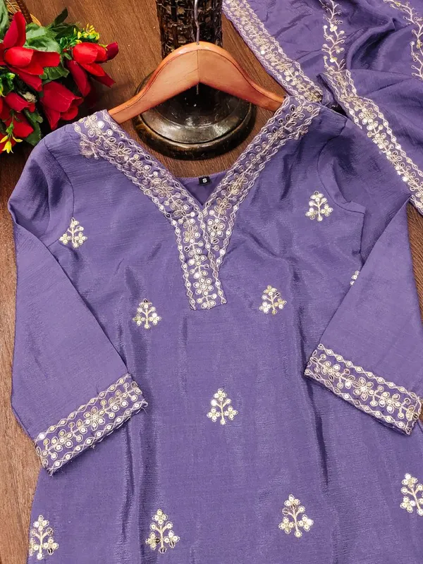 Lavender_Heavy_Sequin_Work_Celebration_Wear_Readymade_Salwar_Suit
