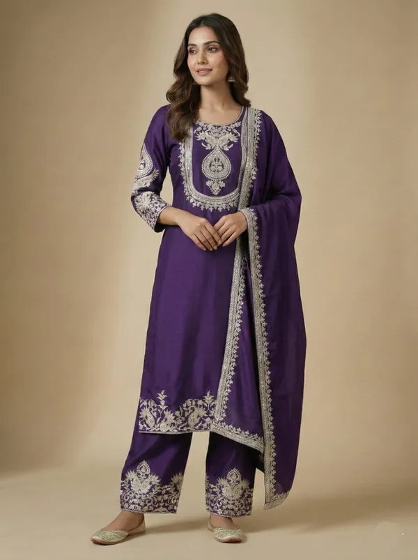 Festive_Wear_Purple_Color_Sequin_Work_Readymade_Salwar_Suit