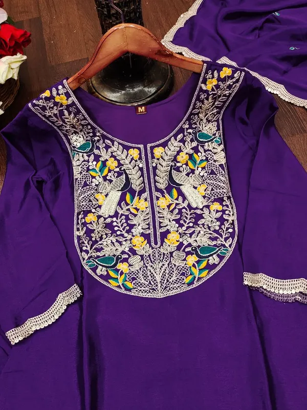 Purple_Function_Wear_Coding_Sequin_Embroidery_Readymade_Salwar_Suit