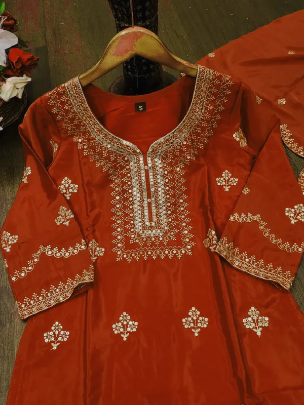 Bright_Orange_Eid_Festive_Wear_Sequin_Embroidered_Readymade_Salwar_Suit