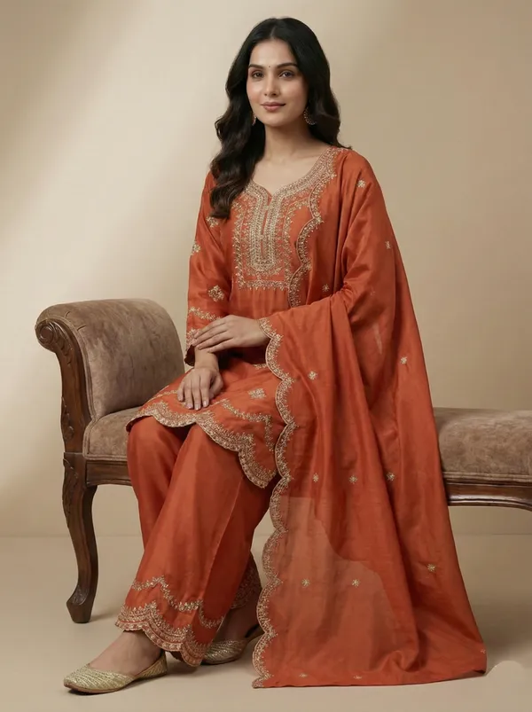Bright_Orange_Eid_Festive_Wear_Sequin_Embroidered_Readymade_Salwar_Suit