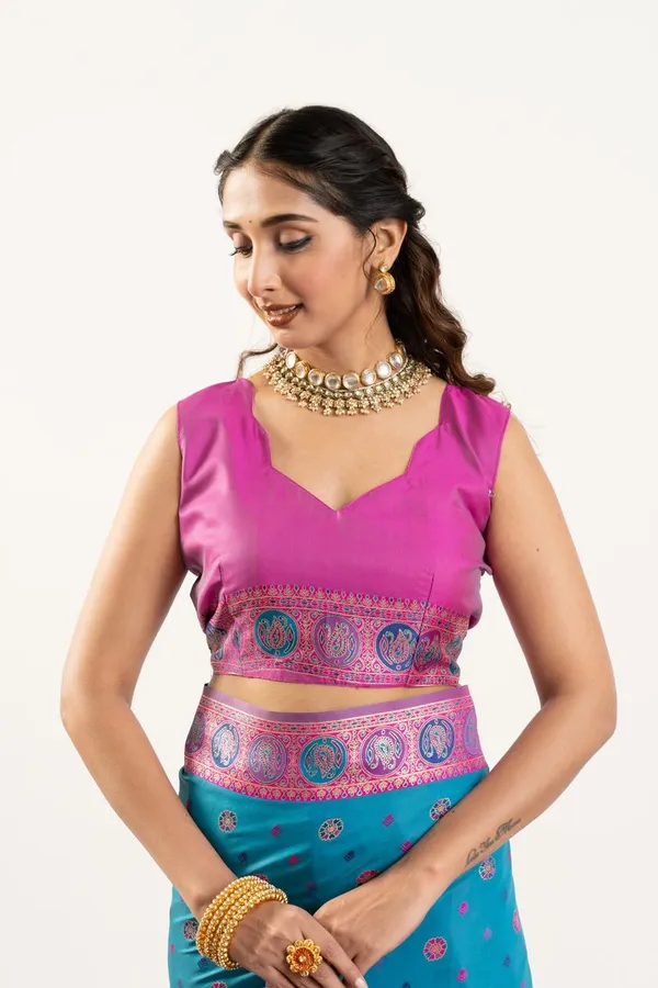 Firozi_Classic_Designer_Banarasi_Pashmina_Soft_Silk_Saree_Default_Title