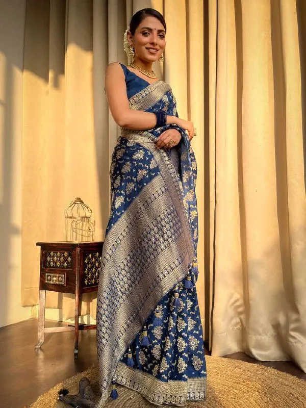 Royal_Blue_Designer_Function_Wear_Banarasi_Silk_Saree_Default_Title