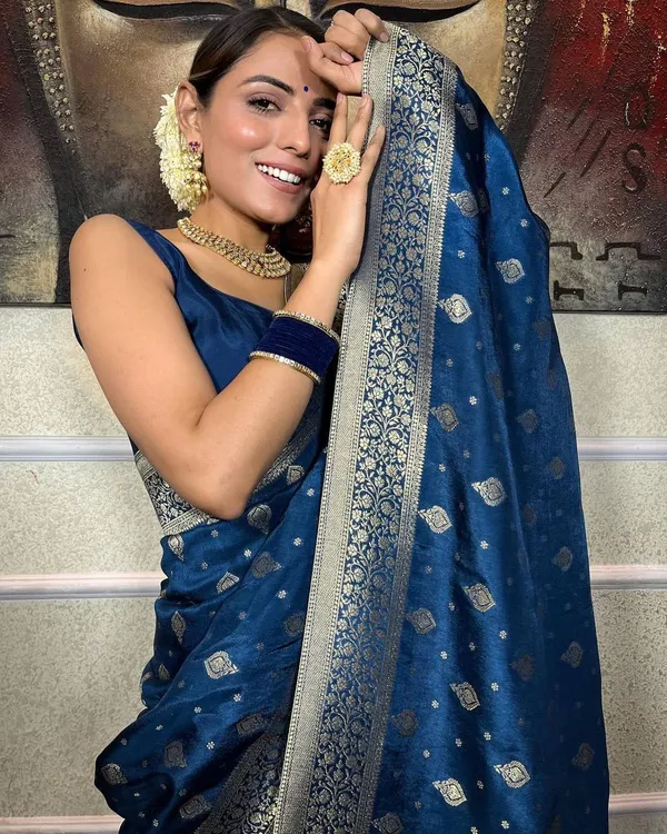 Blue_Party_Wear_Banarasi_Soft_Silk_Saree_Default_Title