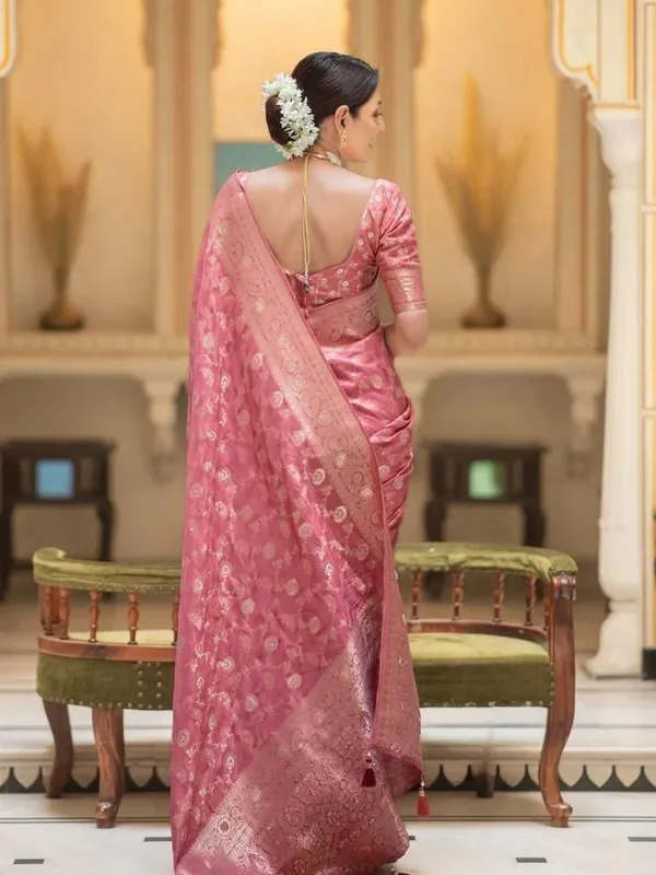 Peach_Orange_Classic_Designer_Banarasi_Silk_Saree_Default_Title