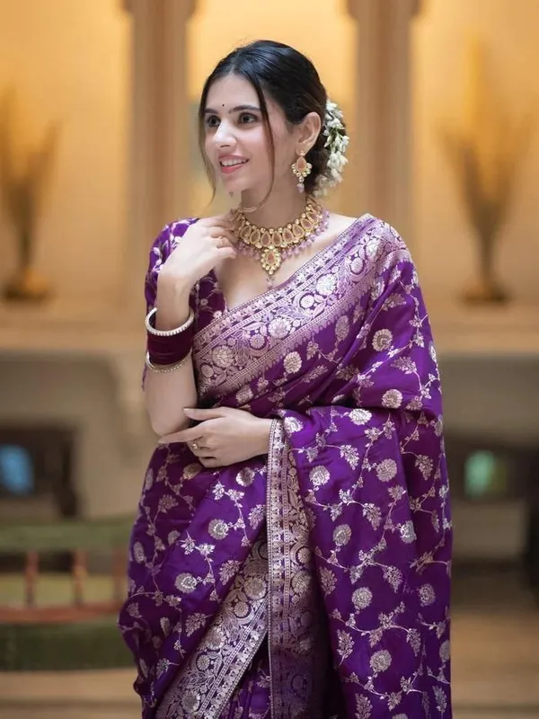 Purple_Luxury_Designer_Banarasi_Silk_Saree_Default_Title