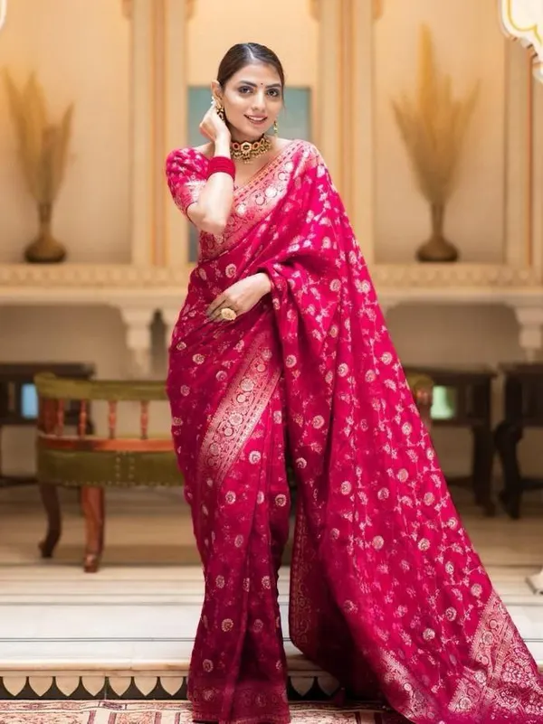 Rani_Pink_Traditional_Designer_Banarasi_Silk_Saree_Default_Title