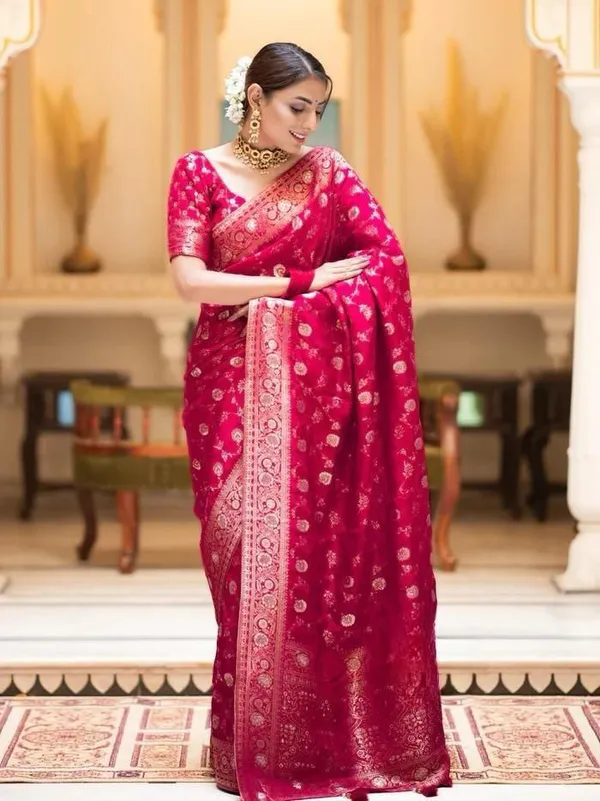 Rani_Pink_Traditional_Designer_Banarasi_Silk_Saree_Default_Title