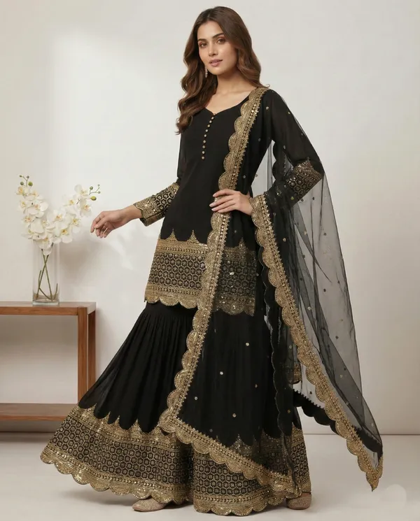 Black_Heavy_Faux_Georgette_Embroidered_Readymade_Salwar_Suit