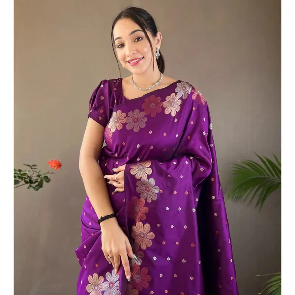 Purple_Ethnic_Trendy_Floral_Designer_Banarasi_Soft_Silk_Saree_Default_Title