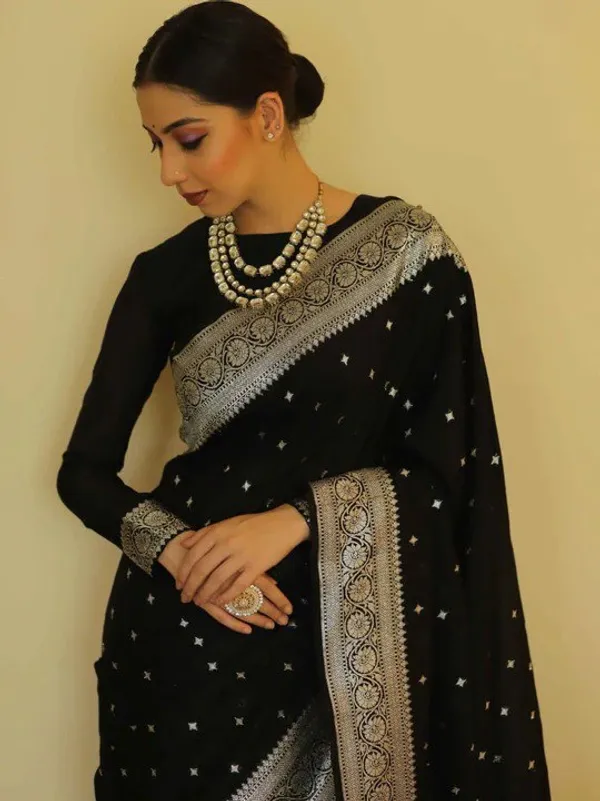 Black_Ethnic_Traditional_Designer_Banarasi_Soft_Silk_Default_Title
