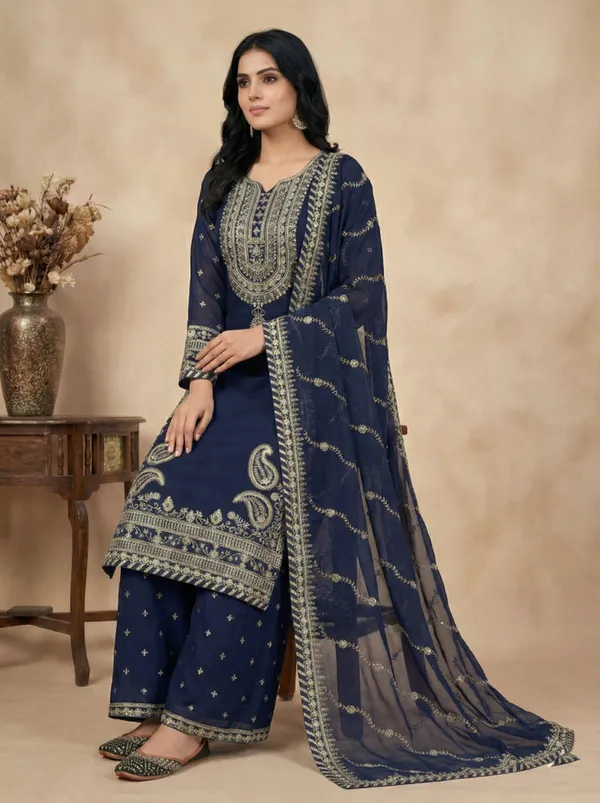 Navy_Blue_Bold_Embroidered_Detailing_Classic_Designer_Readymade_Salwar_Suit