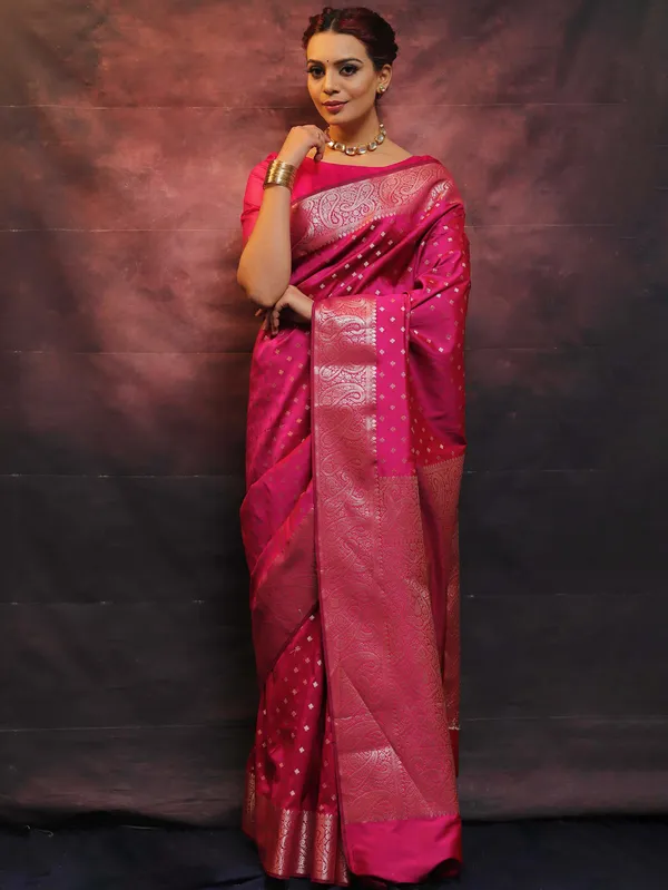 Rani_Pink_Traditional_Banarasi_Soft_Silk_Saree_Default_Title