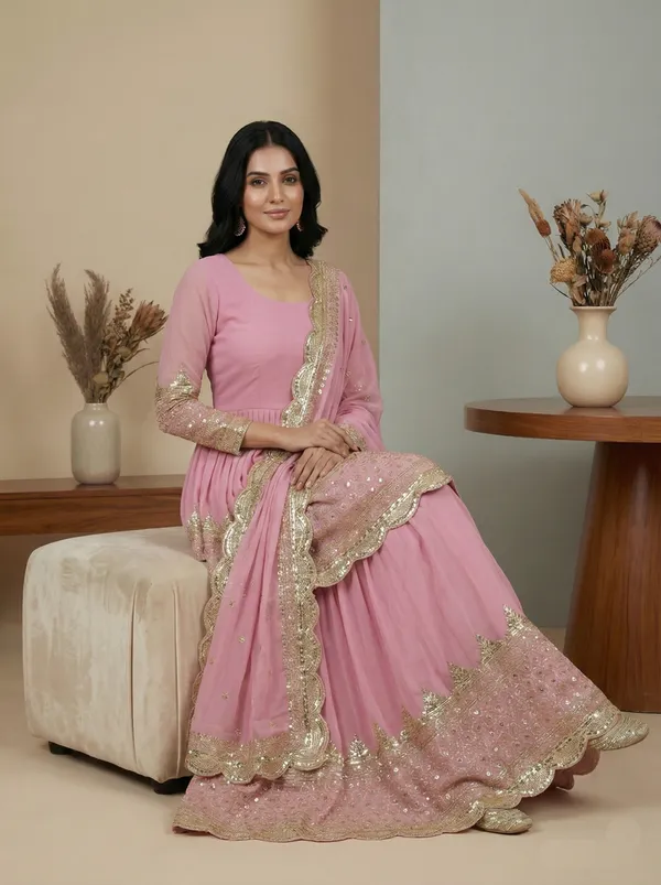 Pink_Premium_Designer_Lehenga_With_Top_Dupatta