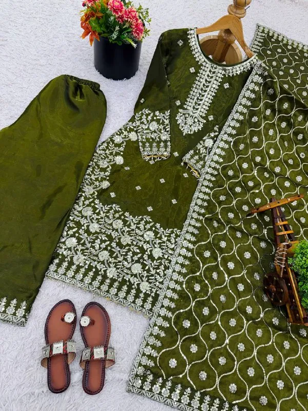 Mehendi_Green_Premium_Heavy_Embroidery_Readymade_Salwar_Suit
