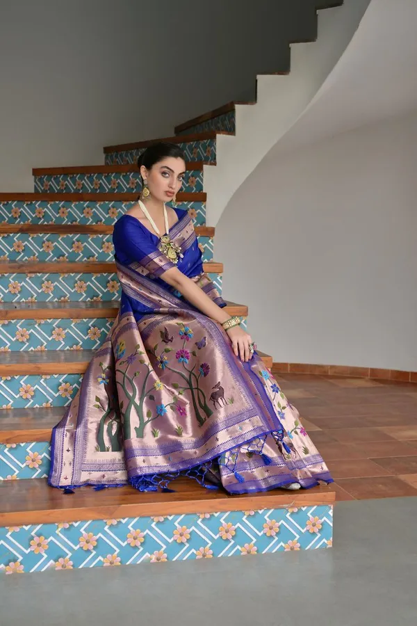 Royal_Blue_Designer_Function_Wear_Soft_Banarasi_Silk_Paithani_Saree_Default_Title