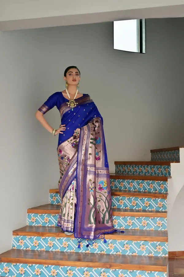 Royal_Blue_Designer_Function_Wear_Soft_Banarasi_Silk_Paithani_Saree_Default_Title