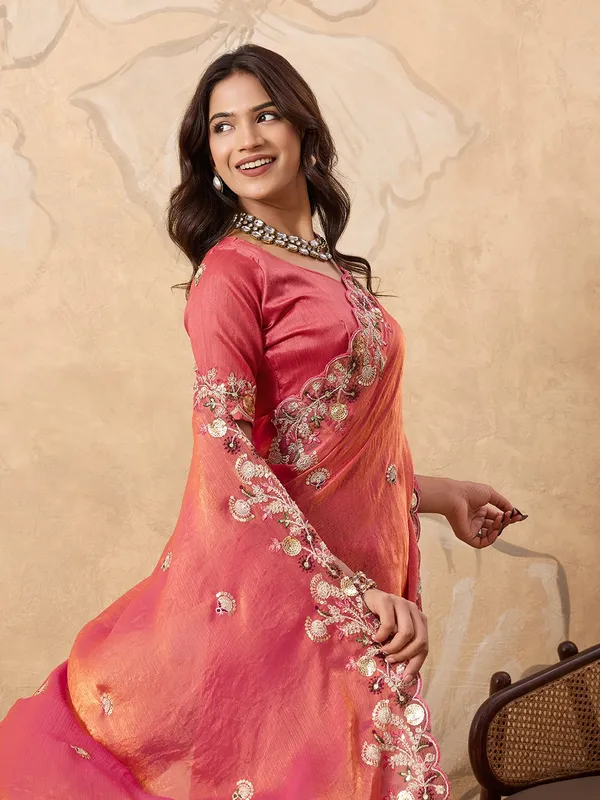Pink_Luxury_Designer_Soft_Fendy_Chiffon_Saree_Default_Title