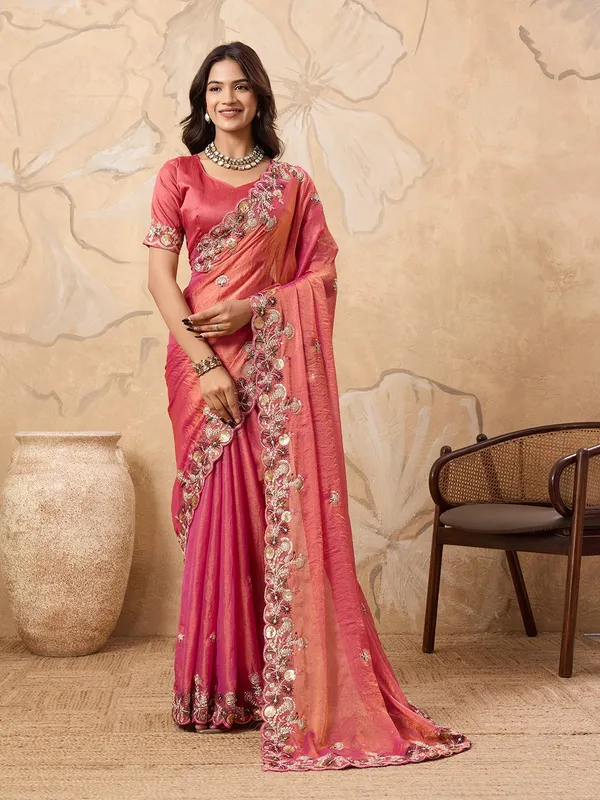 Pink_Luxury_Designer_Soft_Fendy_Chiffon_Saree_Default_Title
