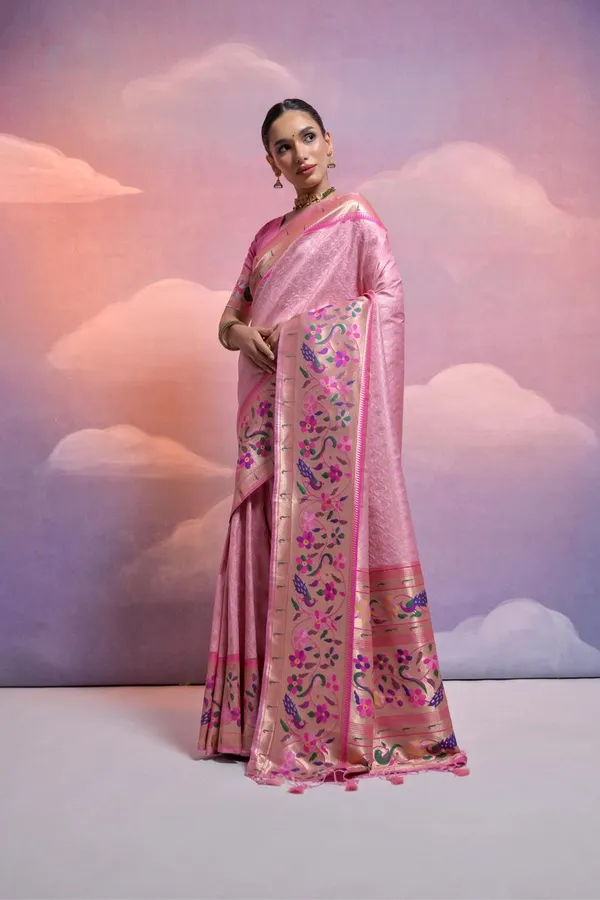 Pink_Classic_Function_Wear_Bandhej_Print_Georgette_Saree_Default_Title