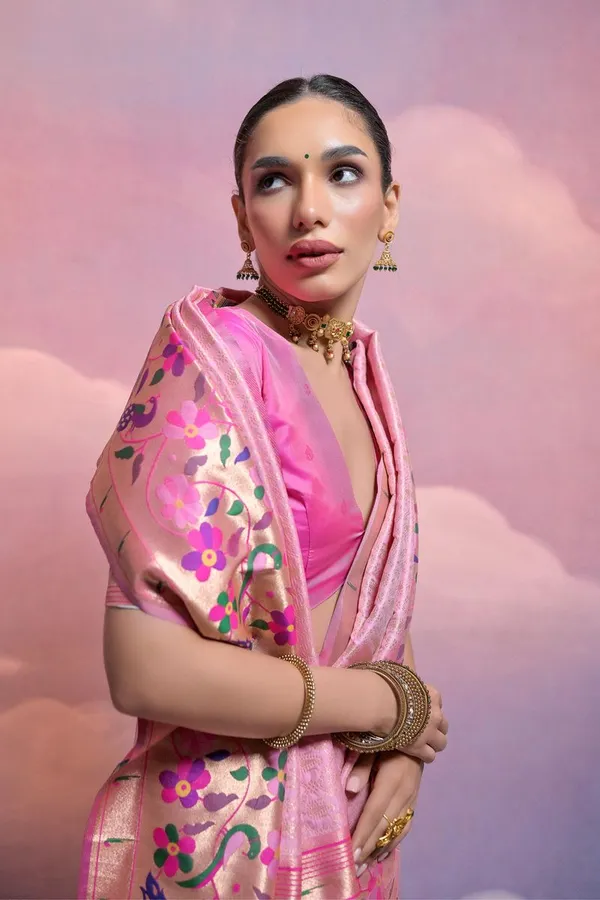 Pink_Classic_Function_Wear_Bandhej_Print_Georgette_Saree_Default_Title