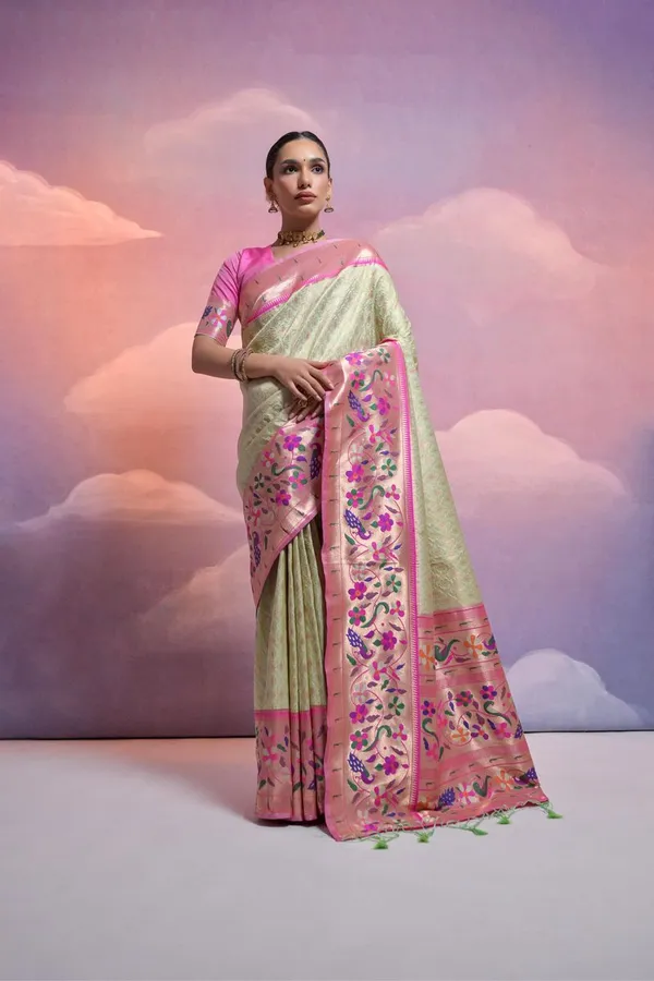 Light_Pista_Classic_Function_Wear_Designer_Soft_Banarasi_Silk_Saree_Default_Title