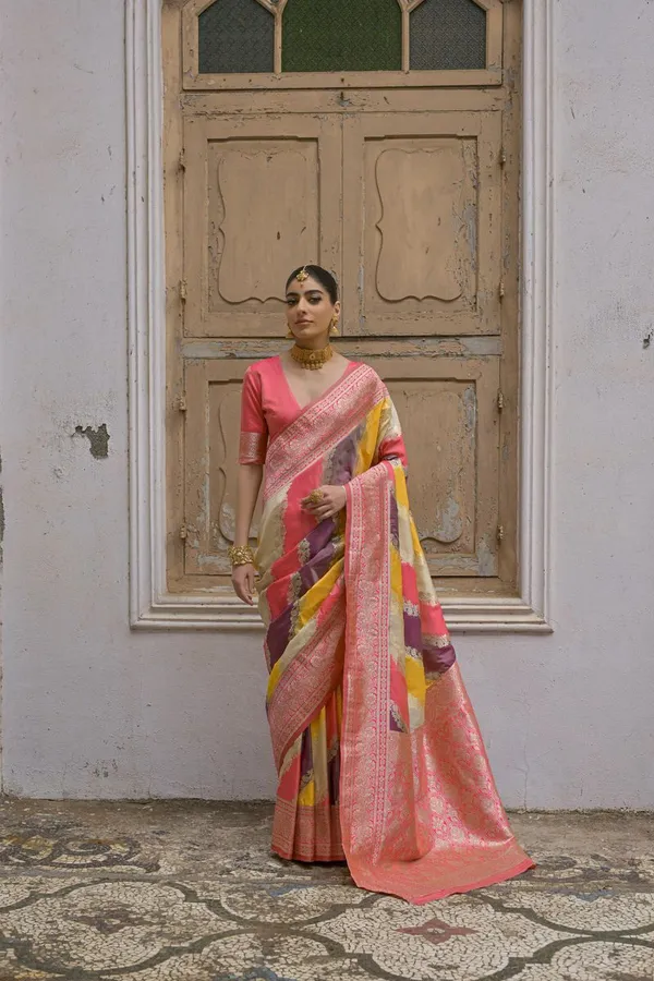 Multi_Color_Festive_Ethnic_Designer_Soft_Banarasi_Silk_Saree_Default_Title