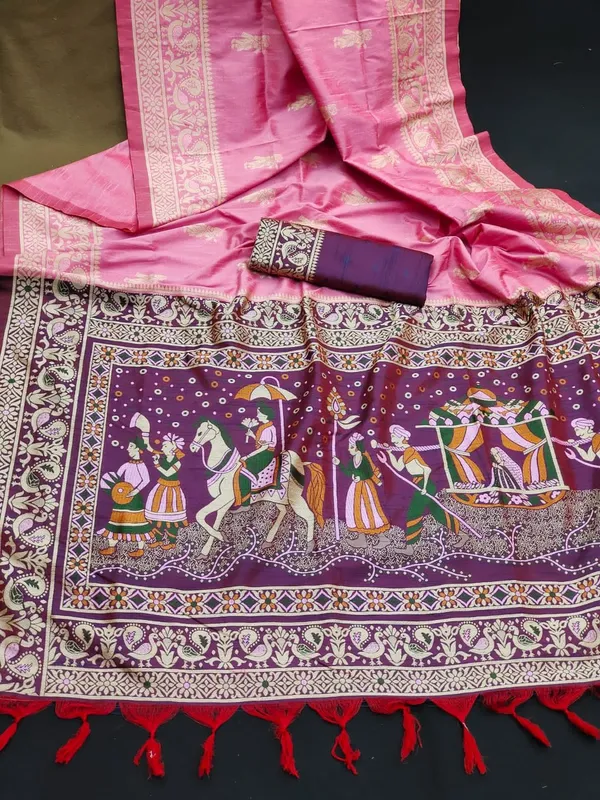 Pink_Color_Designer_Function_Wear_Soft_Raw_Silk_Saree_Default_Title