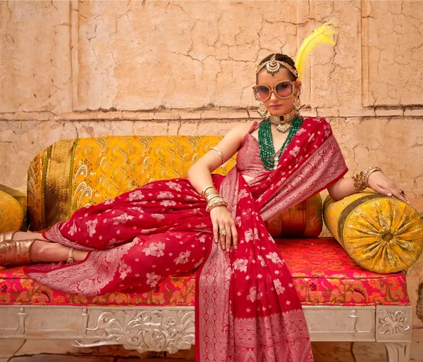 Red_Color_Premium_Designer_Georgette_Saree_Default_Title
