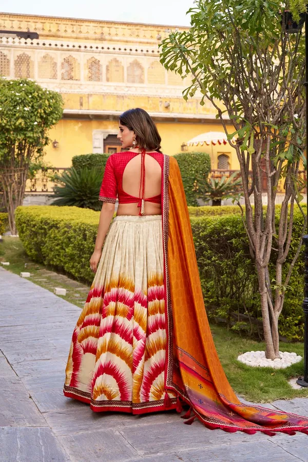 Multi_Color_Occasion_Wear_Designer_Tussar_Silk_Lehenga_Choli_Default_Title