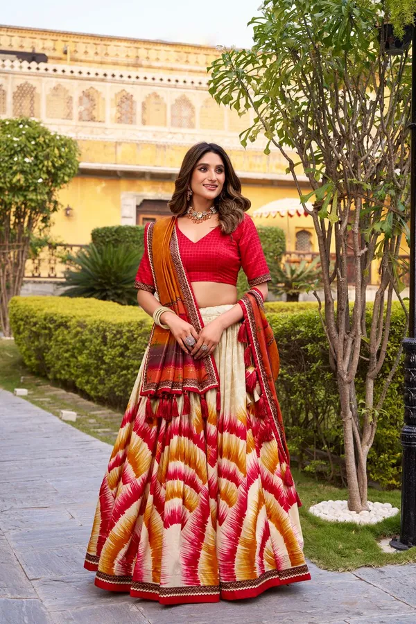 Multi_Color_Occasion_Wear_Designer_Tussar_Silk_Lehenga_Choli_Default_Title